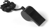 Fluitje scheidsrechter - speelgoed - plastic fluit - zwart