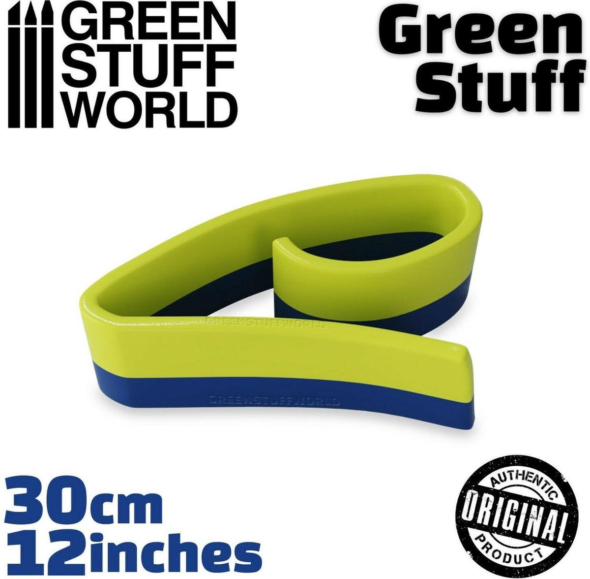 Green World Stuff - Green Stuff 30CM / 12Inch - kneedbare epoxy