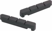 remblokrubbers V-brake 55 x 12 mm zwart 2 stuks