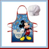 Mickey Mouse koks set Schort en muts