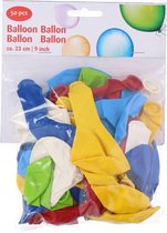 Gekleurde Ballonnen - 50 stuks - 23 cm - Latex