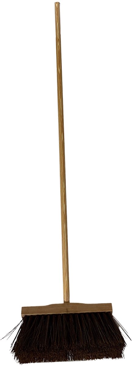 Bezem - Straatveger - 100% Bahia Natuurvezel - 155 cm - Topkwaliteit!