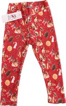 k&b - meisjes broek rood Maat 104 -