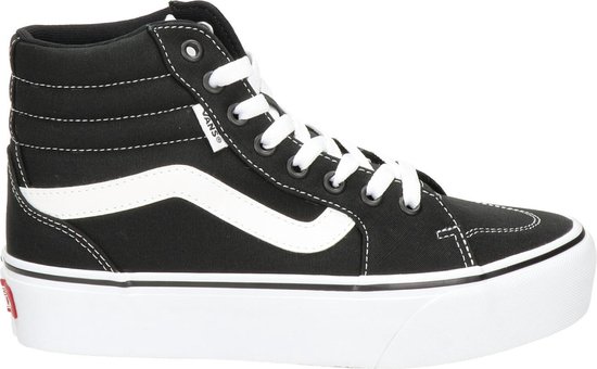 Vans Filmore Hi Platform dames sneaker - Zwart multi - Maat 39 | bol.com
