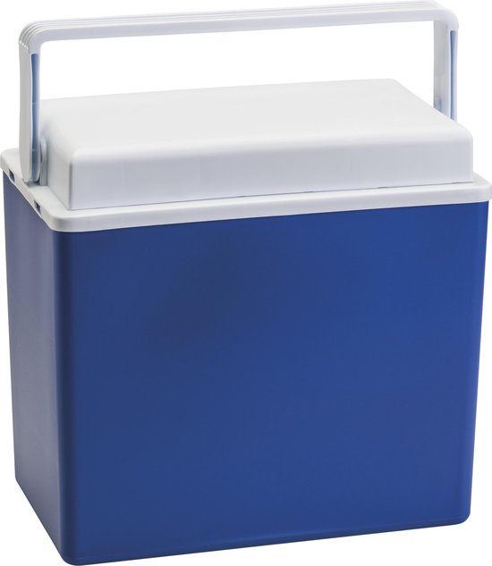 Blauwe kleine koelbox 10 liter 30,5 cm - Koelbox | bol
