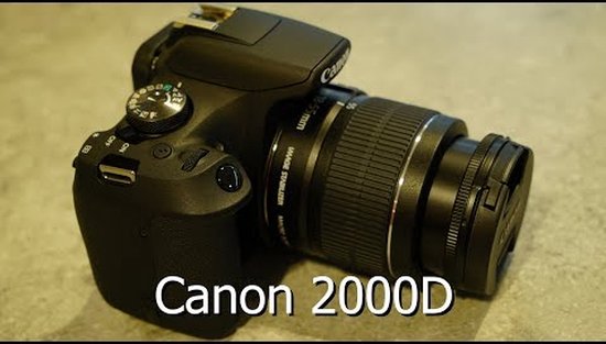 Canon EOS 2000D - Spiegelreflexcamera - + 18-55mm f/3.5-5.6 IS II-lens