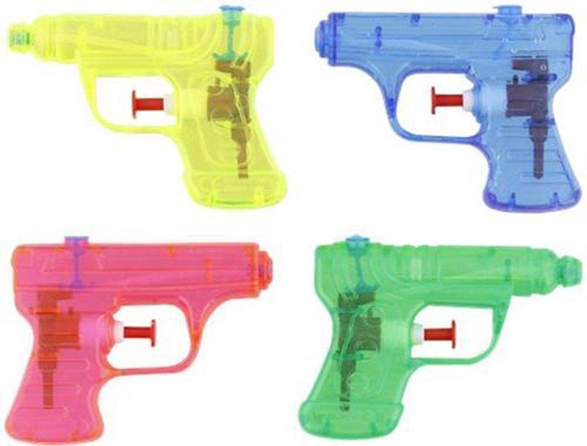 TOYMYTOY Lot de 24 mini pistolets à eau en plastique 