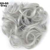 Enveloppe de Cheveux extensions de cheveux Brazilian Bun Grey Grey #