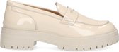 Manfield - Dames - Chunky off-white loafers van lakleer - Maat 38