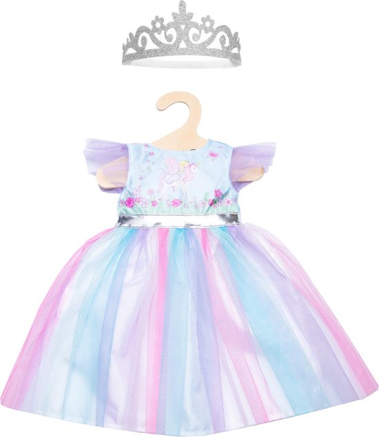 Foto: Heless babypoppenkleding prinsessenjurk 35 45 cm 2 delig