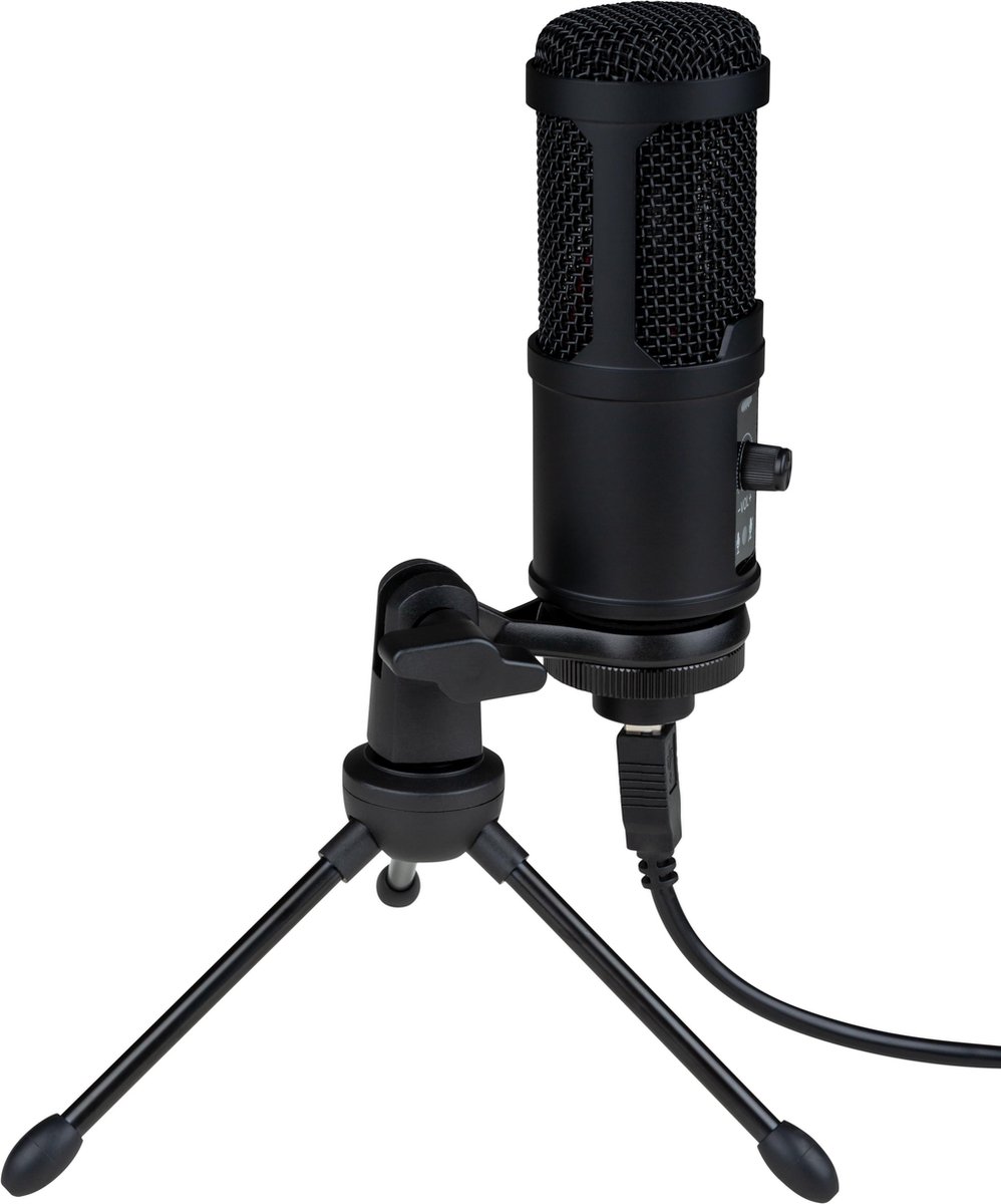 Trust Mico Microphone PC à Condensateur, Micro de Studio USB, pour