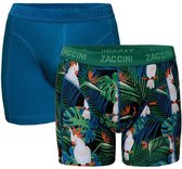 Zaccini 2-pack boxershorts tropical forest - Maat L