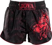 Joya Dragon Kickboks Broekje - Zwart - Rood - M