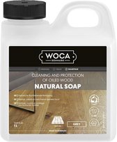 Vloerzeep - Woca - Reinigt - Voedt - Beschermd - Voor geoliede vloeren - Grijs - 1 L