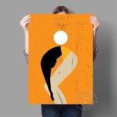 Abstract Figuur Vrouwelijk Lichaam Print Poster Wall Art Kunst Canvas Printing Op Papier Met Waterproof Inkt  B