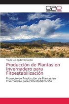 Producción de Plantas en Invernadero para Fitoestabilización