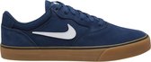 Nike Sneakers - Maat 42 - Unisex - donker blauw/wit