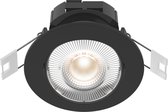 Calex Slimme Inbouwspot - Smart LED Downlight Dimbaar - Kantelbaar - Warm Wit Licht - Zwart