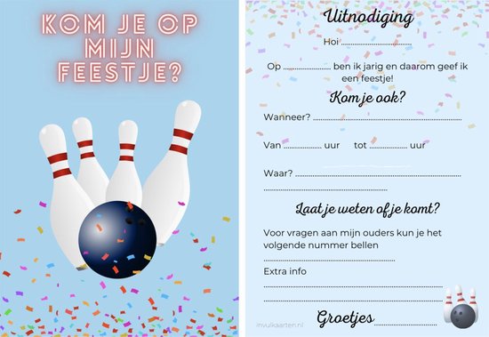 Uitnodiging kinderfeestje | 20 stuks | uitnodigingskaarten | uitnodiging  verjaardag |... | bol.com