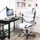 Luxe Bureaustoel - Ergonomische Gaming Stoel | Gamestoel voor ultiem comfort | Wit