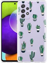 Hoesje Geschikt voor Samsung Galaxy A52s Cactus