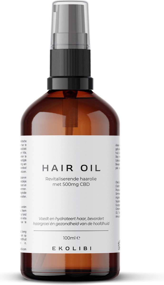Ekolibi CBD Hair Oil 100ml (500mg CBD)