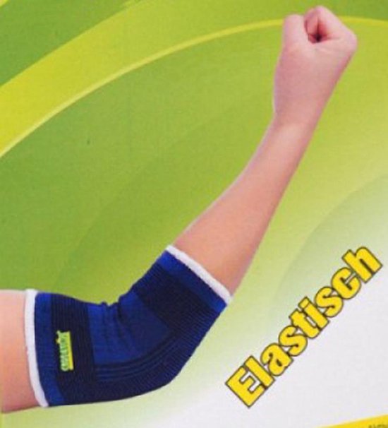 B-Home bandage/brace voor ellenboog - volwassenen - universele maat - blauw - Spieren/gewrichten ondersteuning - Sportbandage - JY&K