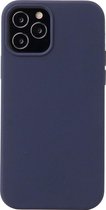 Apple iPhone 13 Mini Hoesje - Mobigear - Rubber Touch Serie - Hard Kunststof Backcover - Midnight Blue - Hoesje Geschikt Voor Apple iPhone 13 Mini