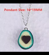 avocado ketting -avocado gift -ketting avocado -kerst cadeau voor vriendin-cadeau voor vriendin-vriendinnen ketting -avocado accesoires -avocado sieraad -leuke sinterklaas cadeau k