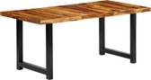 Eettafel massief sheeshamhout 180x90x76 cm