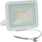 Spectrum - LED schijnwerper Wit - 30W IP65 - 6000K - daglicht wit - 3 jaar garantie