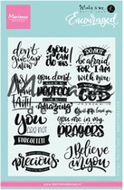 Stempel - Clear stamp - Karin Joan - Encouraged