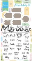 Marianne Design Stempel en Snijmal - EN - Mini labels