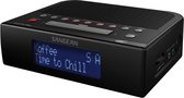 Sangean DCR-89+ Radio-réveil DAB+, FM AUX, DAB+, FM, Fonction de charge de la batterie USB, Fonction d'alarme Zwart
