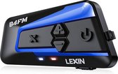 Lexin® Motor Intercom PRO - 2000 Meter BEREIK - Communicatie Systeem  - Bluetooth 5.0 - Motorhelm Headset - Motor Communicatie - 1 Stuk