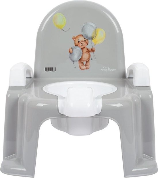 Foto: Plaspotje babystartup grey potty wc potje baby wc potje peuter potty training potty training seat wc potje kind wc potje peuter jongens zindelijkheid