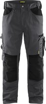Blåkläder Pantalon de travail sans poches à clous 1556 Grijs Medium / Zwart Taille - C60