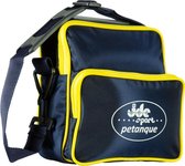 JDC Petanque Bouletas middelgroot Marineblauw/Geel