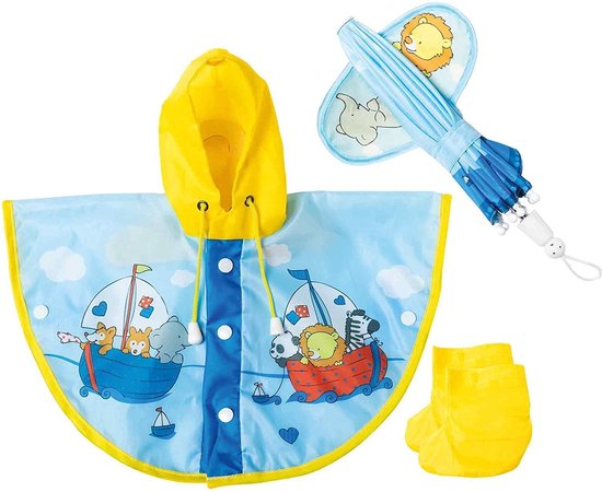 Heless 9255 - Bekleidungsset für Puppen, 2 teilig, Hängerchen mit