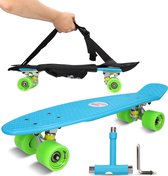 Bol.com Weely® Skateboard Inclusief Tas & Skate Tool – Skateboard Jongens – Skateboard Meisjes – Skateboard Volwassenen – Penny ... aanbieding
