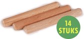 Deuvels | 16x120 mm | 14 stuks | Duurzaam | AMCO | Klussen / Hobby / Knutselen