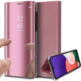 Samsung Galaxy A22 5G - Bookcase Roségoud - Spiegel Hoesje