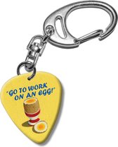 Plectrum sleutelhanger Go to Work on a Egg