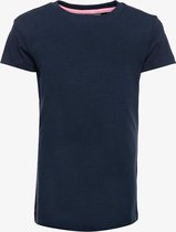 TwoDay meisjes basic T-shirt blauw - Maat 170/176