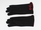 Indini - Handschoenen - Winter - Handschoen - Zwart - Rood - Strikje