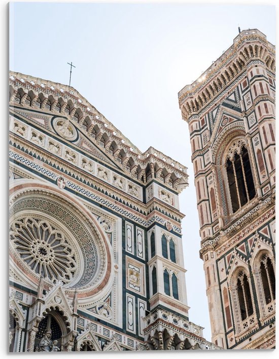 Acrylglas - Mooie Kathedraal in Florence - 30x40cm Foto op Acrylglas (Wanddecoratie op Acrylglas)