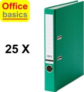 Office Basics Ordner - karton - groen - rug 50mm - set 25 stuks