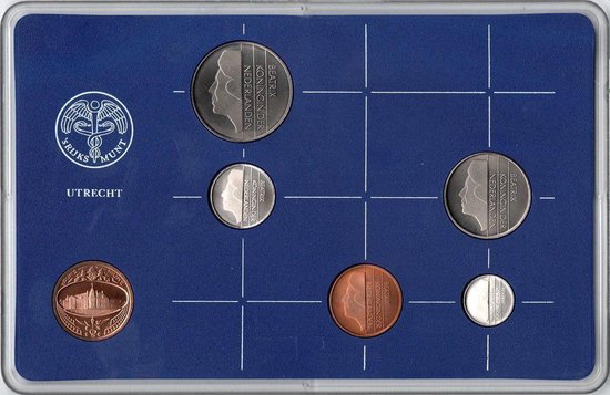 Thumbnail van een extra afbeelding van het spel Muntset 1985 - Rijksdaalder - gulden - 25 cent - 10 cent - 5 cent