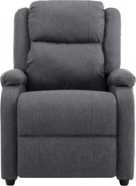 TV fauteuil stof donkergrijs