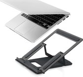 PEPPER JOBS Laptop Standaard SSS-T8 – verstelbare ergonomische laptop standaard - aluminium - universeel - grijs